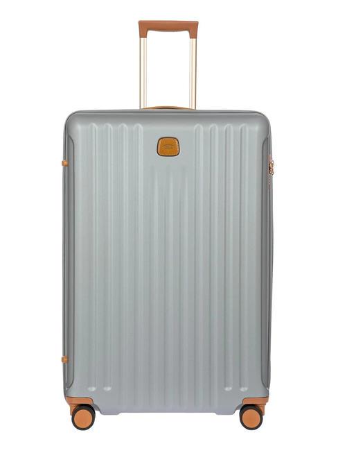 BRIC’S CAPRI Extra großer Trolley mit USB-Anschluss SILBER - Harte Trolleys