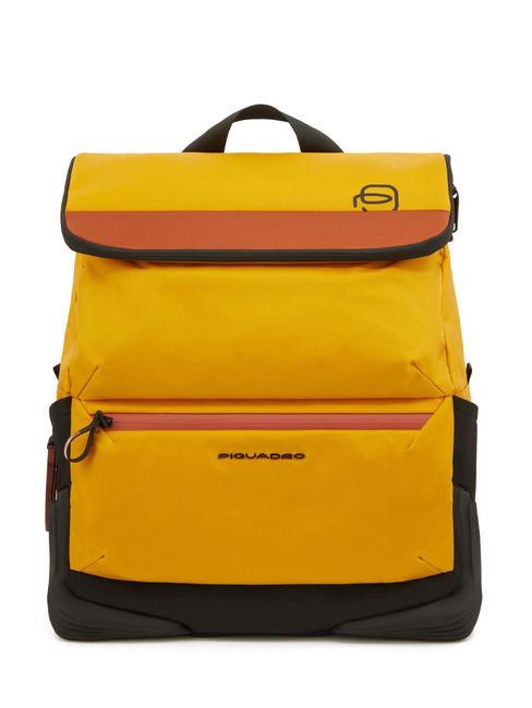 PIQUADRO CORNER 15,6-Zoll-PC-Rucksack Gelb - PC-Rucksäcke