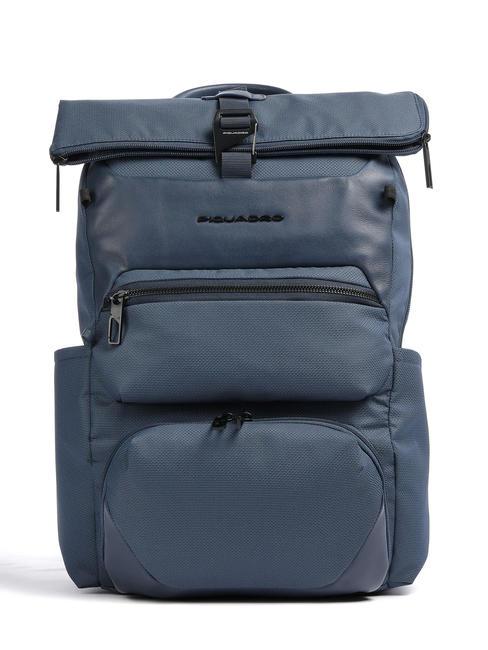 PIQUADRO GIO  RollTop-Rucksack für 14-Zoll-PC Blau - PC-Rucksäcke