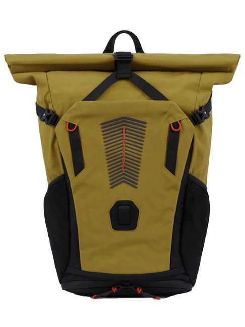 PIQUADRO INIA RollTop-Rucksack für 15,6-Zoll-PC Gelb - PC-Rucksäcke