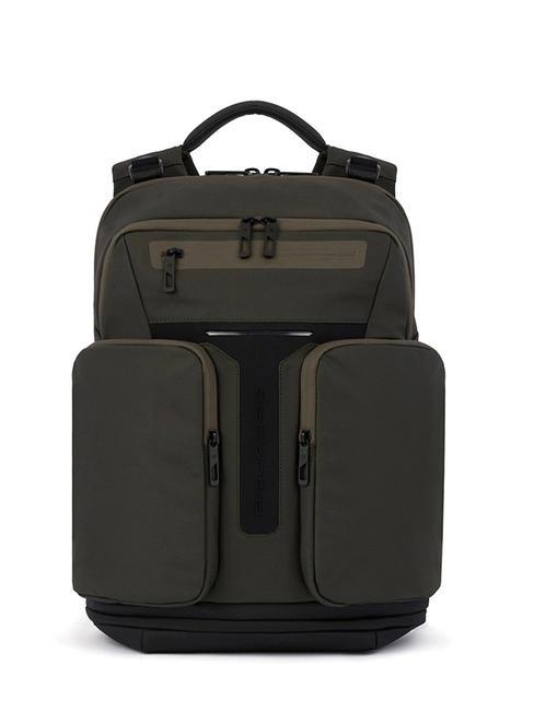 PIQUADRO HIDOR Laptop-Rucksack 15,6" GRÜN - PC-Rucksäcke