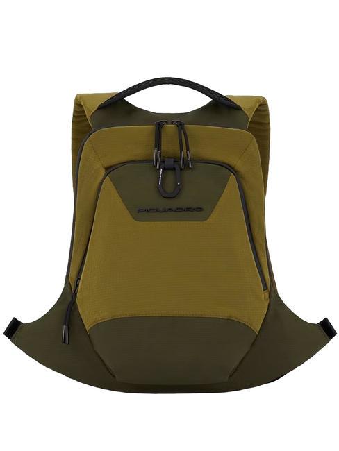 PIQUADRO TITI  Rucksack mit Tablet-Halterung Gelbgrün - Rucksäcke