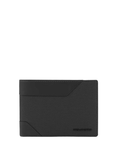 PIQUADRO GIO Geldbörse mit Klappe Schwarz - Brieftaschen Herren