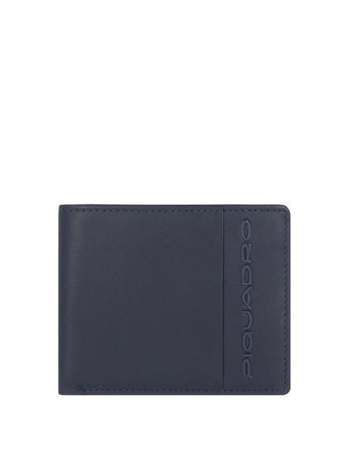 PIQUADRO STEVEN  Ledergeldbörse Blau - Brieftaschen Herren