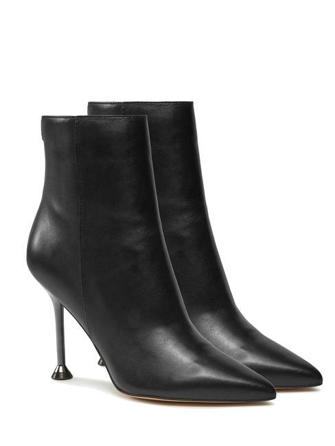 GUESS TRAVUS Hohe Stiefeletten aus Leder SCHWARZ - Damenschuhe