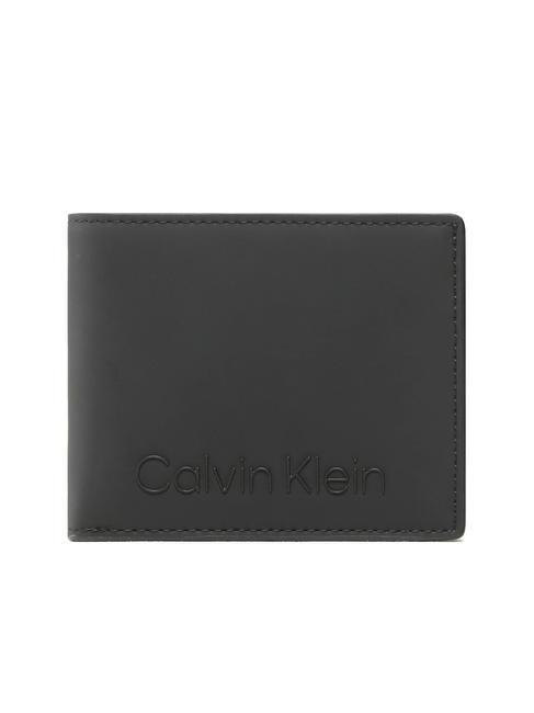 CALVIN KLEIN RUBBERIZED Geldbörse mit Münzfach ckschwarz - Brieftaschen Herren
