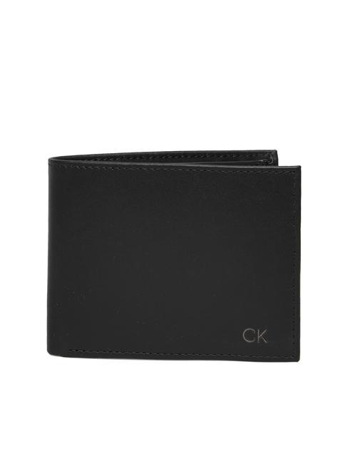 CALVIN KLEIN SMOOTH CK Geldbörse aus Leder ckschwarz - Brieftaschen Herren