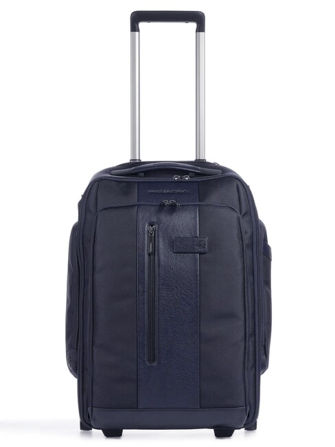 PIQUADRO BRIEF 2 Kabinentrolley mit Rucksacktragbarkeit Blau - Handgepäck