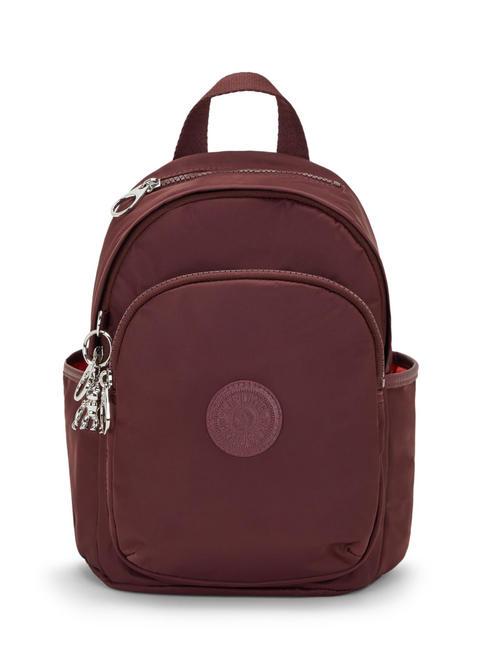 KIPLING DELIA MINI Rucksack tiefes Aubergine - Damentaschen