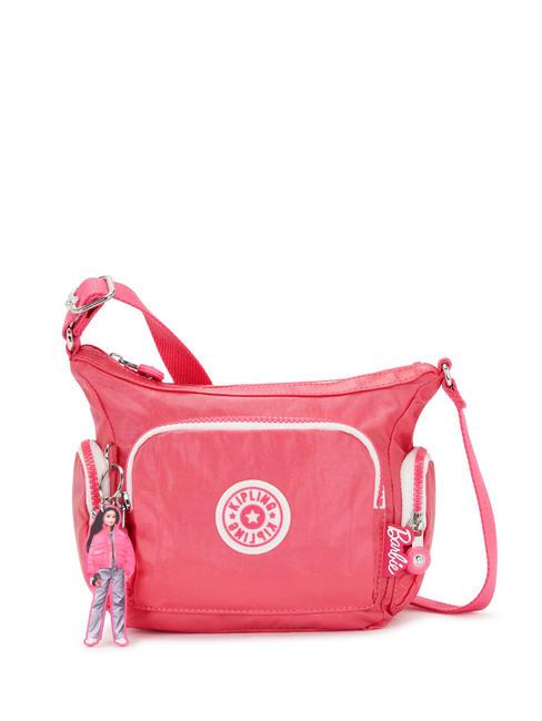 KIPLING GABBIE MINI BARBIE Kleine Umhängetasche lebhaftes Rosa - Taschen und Accessoires für Kids