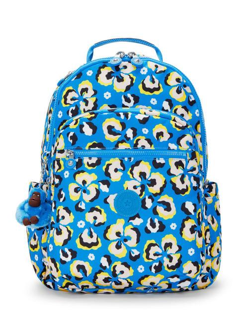 KIPLING SEOUL KIDS 15 "Laptop-Rucksack Leopardenmuster - Rucksäcke für Schule &amp; Freizeit