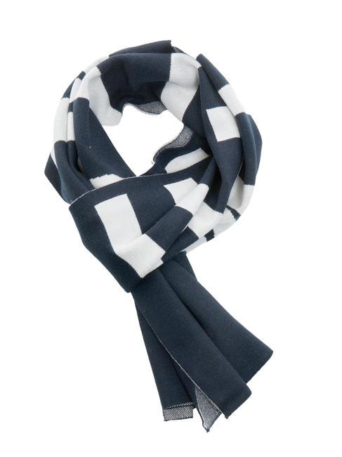 JOHN RICHMOND ZAMIG Maxi-Schal mit Logo Dunkelblau - Schals