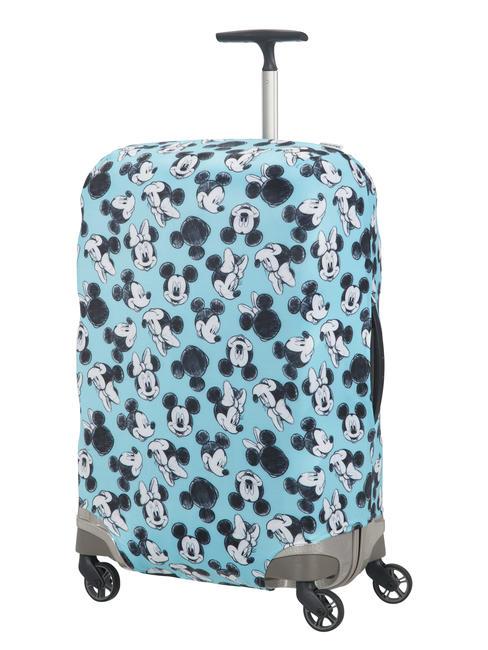 SAMSONITE GLOBAL TA Mittelgroße Trolley-Abdeckung Micky / Minnie blau - Reisezubehör