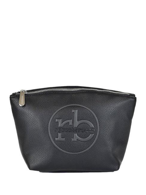 ROCCOBAROCCO OLIVIA Rundes Kosmetiketui mit Logo Schwarz - Beauty-Case