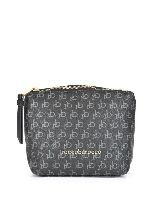 ROCCOBAROCCO DEVA Kulturbeutel mit Allover-Print Schwarz - Etuitaschen &amp; Necessaire