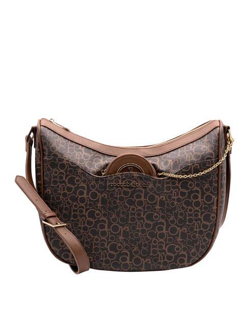 ROCCOBAROCCO GIADA Schultertasche Braun schwarz - Damentaschen
