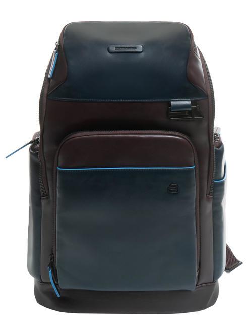 PIQUADRO B2 REVAMP  14-Zoll-PC-Rucksack aus Leder lila-blau - PC-Rucksäcke