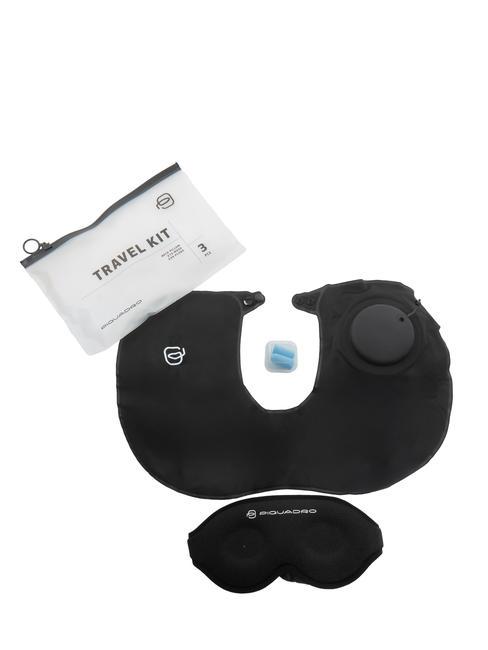 PIQUADRO PACKING CUBE Reiseset: Kissen, Maske, Mützen Schwarz - Reisezubehör