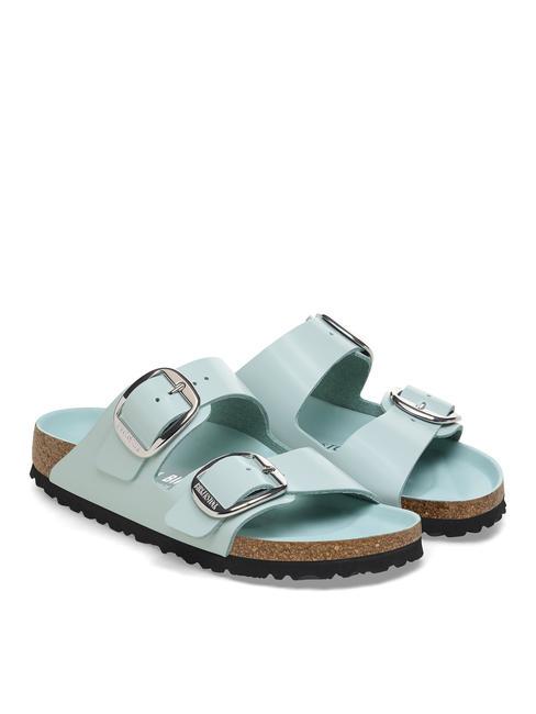 BIRKENSTOCK ARIZONA BIG BUCKLE Lederpantoffel strahle surfgrün - Damenschuhe