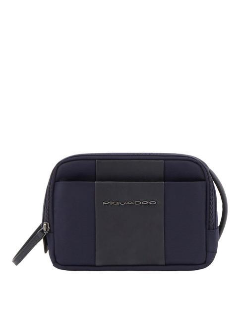 PIQUADRO BRIEF 2 Schönheit mit Manschette Blau - Beauty-Case