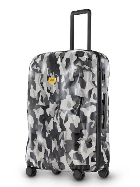 CRASH BAGGAGE ICON PATTERN Großer Trolley Tarngrau - Harte Trolleys