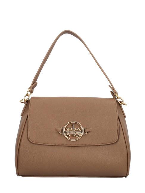 ROCCOBAROCCO PYRITE Handtasche mit Klappe Taupe - Damentaschen