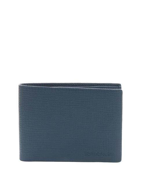 BORBONESE UOMO  Ledergeldbörse Blau - Brieftaschen Herren