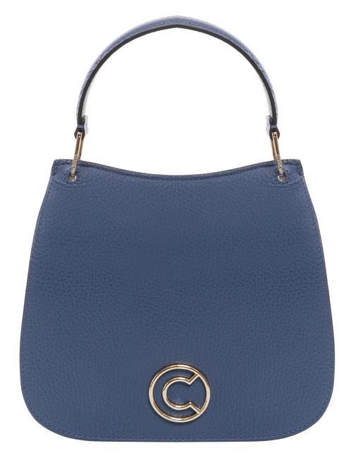 COCCINELLE LEILANI Lederhandtasche mit Schultergurt Blaubeere - Damentaschen