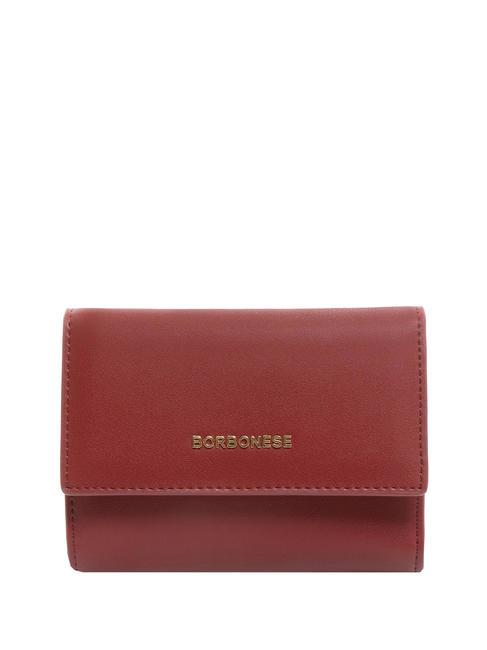 BORBONESE LETTERING Geldbörse Burgund - Brieftaschen Damen