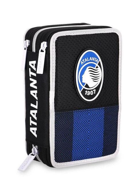 ATALANTA 1907 Federmäppchen mit 3 Reißverschlüssen und Schulset Schwarz - Etuis und Zubehör