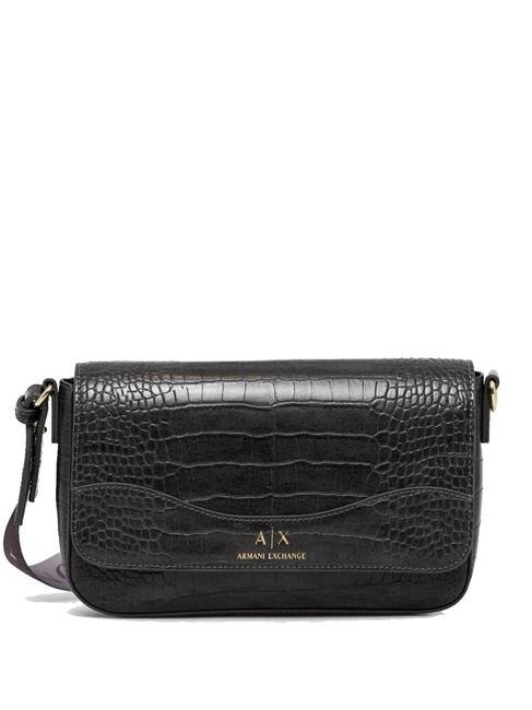 ARMANI EXCHANGE CROCO PRINT Schultertasche Taupe - Damentaschen