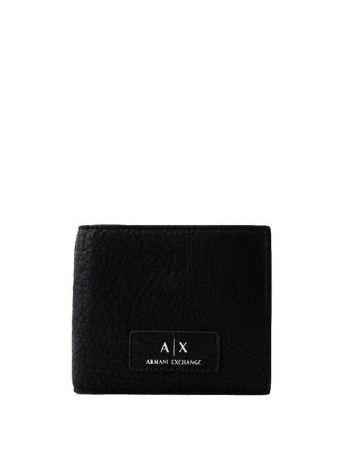 ARMANI EXCHANGE LOGO PATCH Geldbörse Schwarz - Brieftaschen Herren