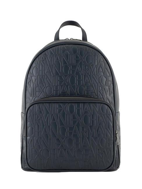 ARMANI EXCHANGE LOGO ALL OVER Laptop-Rucksack 15,6" Navy blau - PC-Rucksäcke