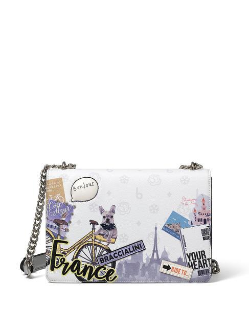 BRACCIALINI CARTOLINE Tasche mit Kettenschulterklappe multi - Damentaschen
