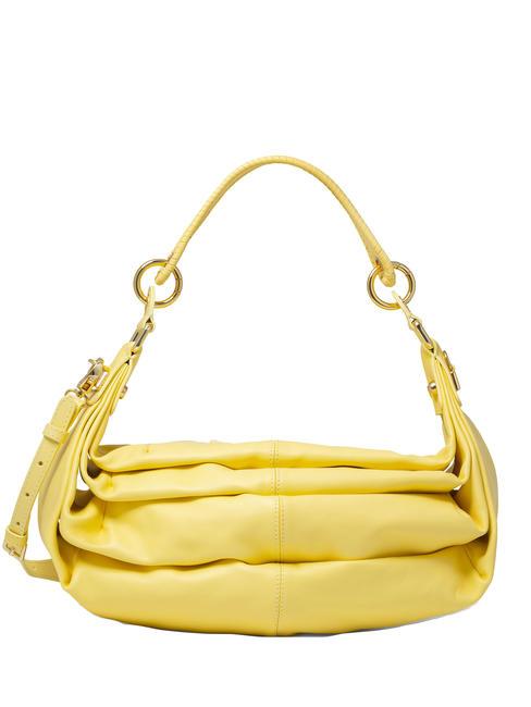 BRACCIALINI MOON Ledertasche mit Schultergurt Gelb - Damentaschen