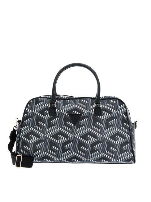 GUESS WILDER Wochenendtasche mit Schultergurt schwarzes Logo - Reisetaschen