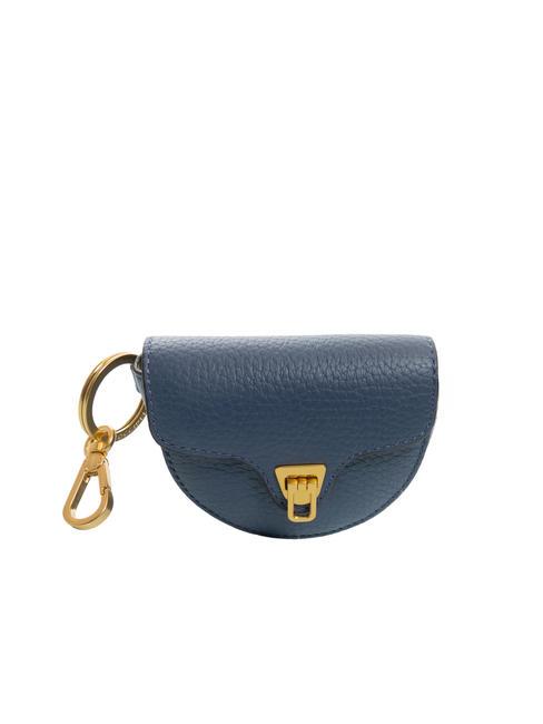 COCCINELLE BEAT SOFT  Schlüsseletui aus Leder Blaubeere - Schlüsselanhänger und Schlüsseletuis