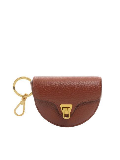 COCCINELLE BEAT SOFT  Schlüsseletui aus Leder Ahorn - Schlüsselanhänger und Schlüsseletuis