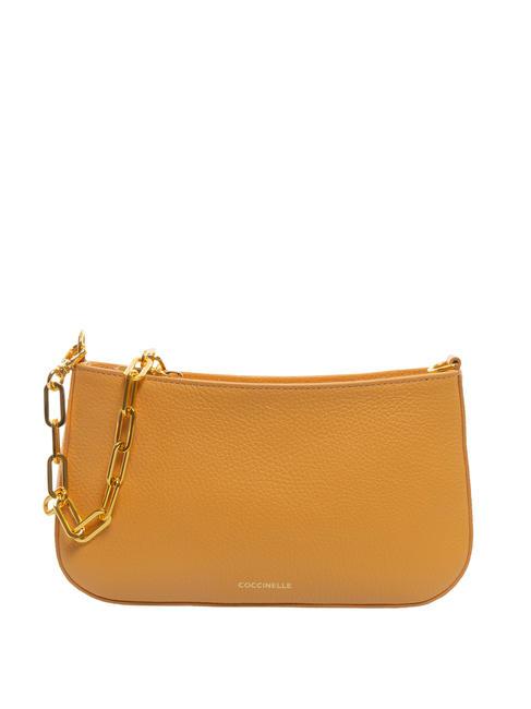 COCCINELLE LILY  Handtasche mit Kettengriff Aprikose - Damentaschen