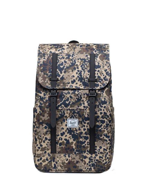 HERSCHEL RETREAT Rucksack Geländetarnung - Rucksäcke für Schule &amp; Freizeit