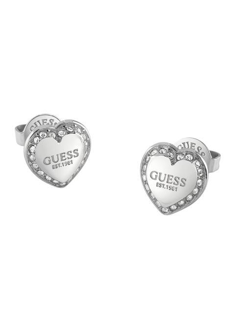GUESS FINE HEART Ohrringe SILBER - Ohrringe