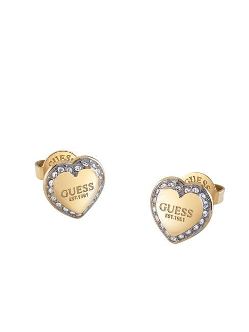 GUESS FINE HEART Ohrringe gelbes Gold - Ohrringe