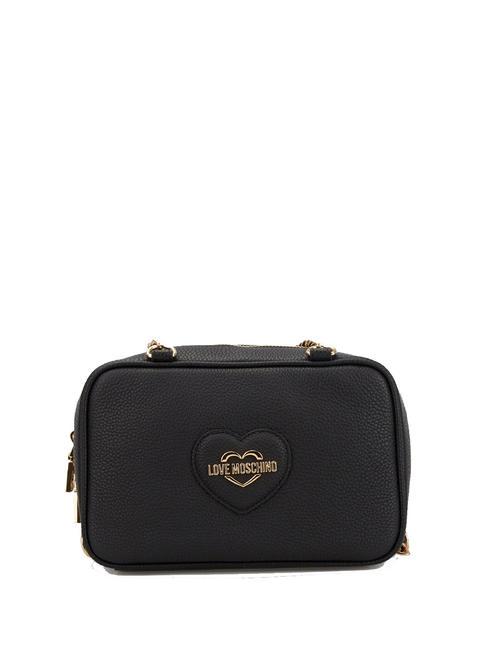 LOVE MOSCHINO HEART LOGO Mini-Umhängetasche Schwarz - Damentaschen