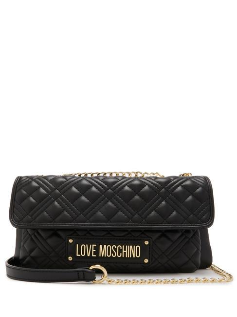 LOVE MOSCHINO QUILTED Schultertasche Schwarz - Damentaschen