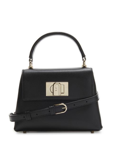 FURLA 1927 Mini-Handtasche mit Schultergurt aus Leder Schwarz - Damentaschen
