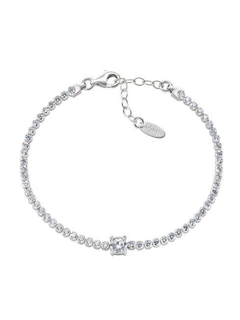 AMEN TENNIS Armband mit weißen Zirkonen Rhodium - Armbänder