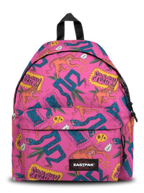 EASTPAK PADDED PAKR Rucksack Comic-Rosa - Rucksäcke für Schule &amp; Freizeit