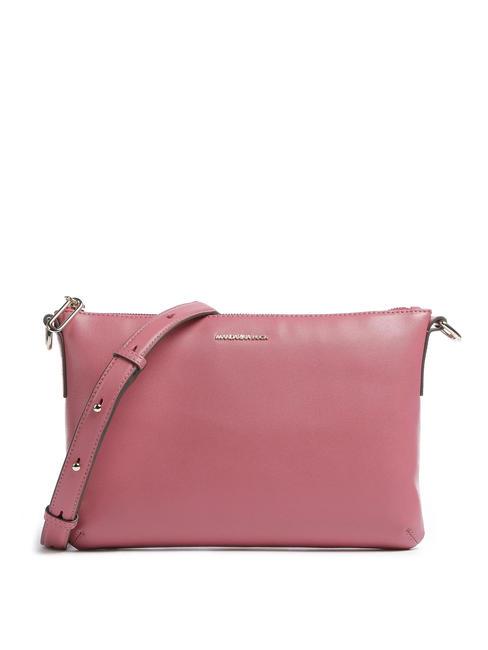 MANDARINA DUCK LUNA Flache Tasche aus Leder erröten - Damentaschen