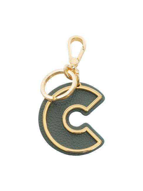 COCCINELLE CHARM C Schlüsselanhänger aus Leder und Metall Stockente GRÜN - Schlüsselanhänger und Schlüsseletuis