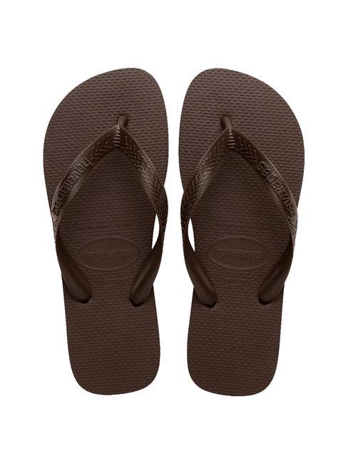 HAVAIANAS TOP SENSES Flip-Flops Dunkelbro - Schuhe Unisex